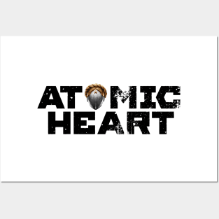 atomic heart logo Posters and Art